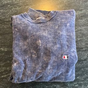 Champion crewneck sweatshirt - vintage acid wash. EUC